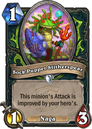 Sock Puppet Slitherspear Card