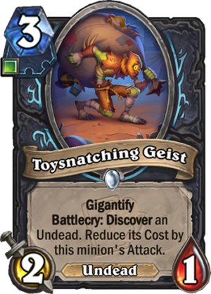 Toysnatching Geist Card