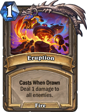 Eruption Card