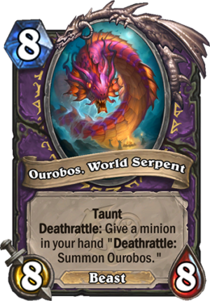 Ourobos, World Serpent Card