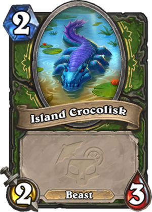 Island Crocolisk Card