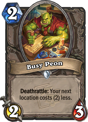 Busy Peon Card