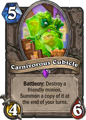 Carnivorous Cubicle Card