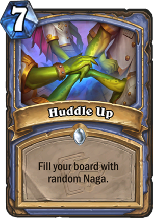 Huddle Up Card