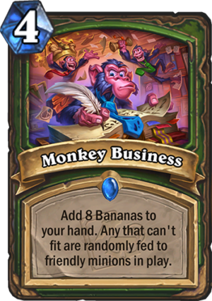 Monkey Business Card