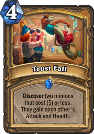 Trust Fall Card