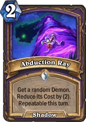 Abduction Ray Card