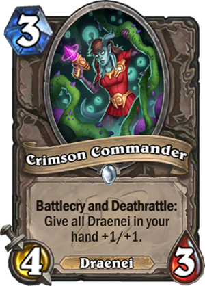 Crimson Commander Card