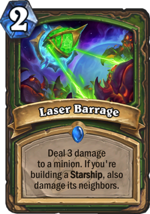 Laser Barrage Card