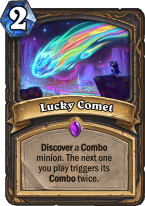 Lucky Comet Card