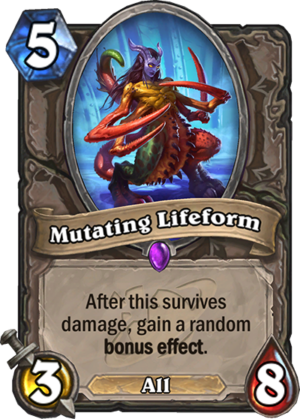 Mutating Lifeform Card