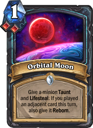 Orbital Moon Card