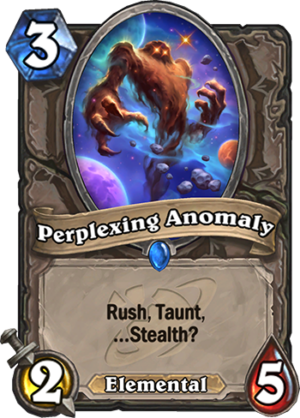 Perplexing Anomaly Card