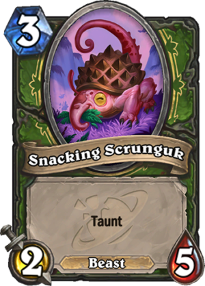 Snacking Scrunguk Card