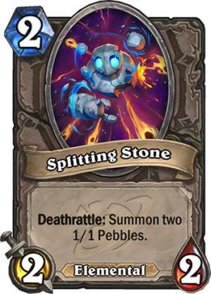 Splitting Stone Card