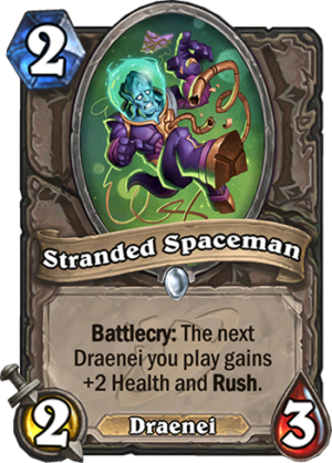 Stranded Spaceman Card