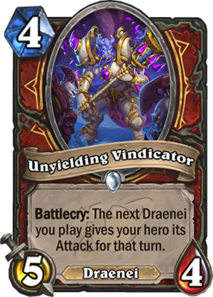 Unyielding Vindicator Card