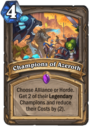 Champions of Azeroth Card