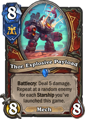 Thor, Explosive Payload Card