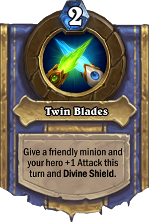 Twin Blades Card